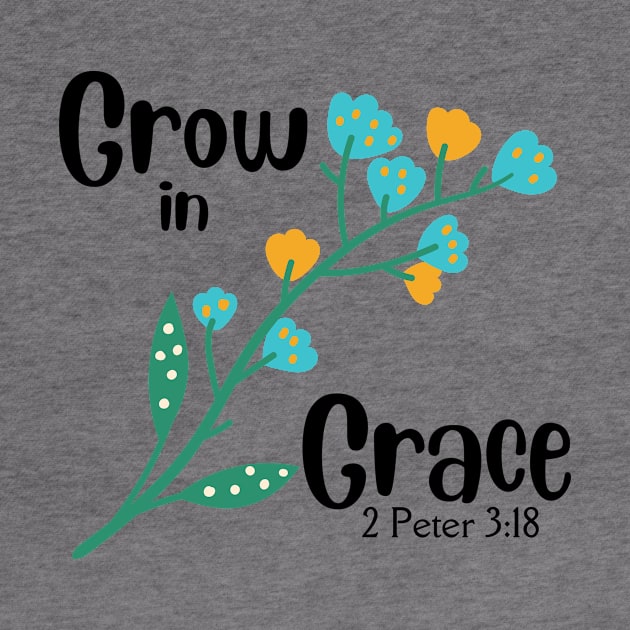 Grow in Grace Black Letters by Just Ministry